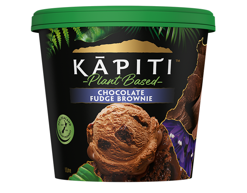 1L Kapiti Plant Based Chocolate Fudge Brownie