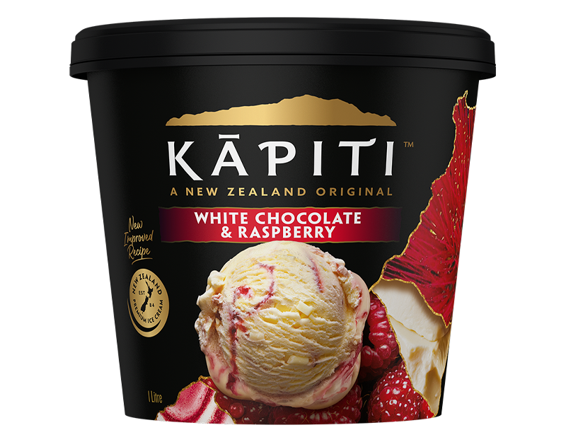 1L Kapiti White Chocolate & Raspberry