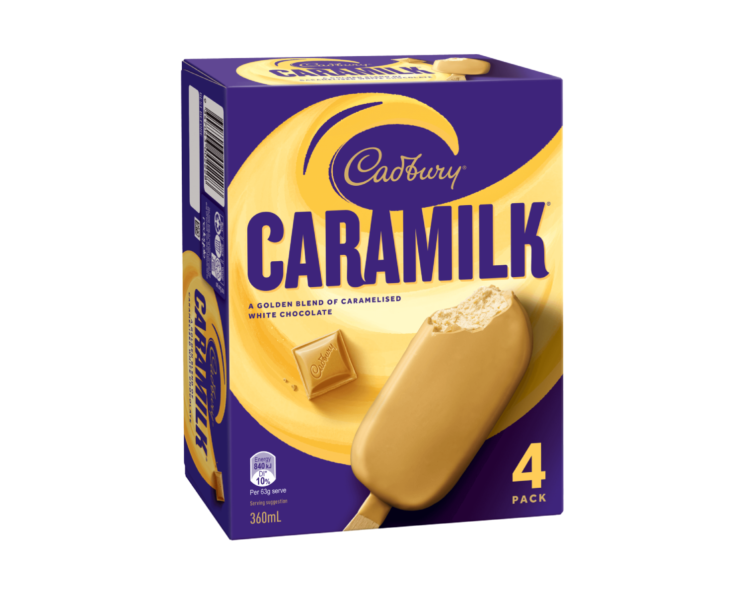 Cadbury Caramilk 4's - 6 Packs