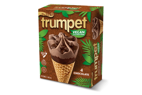 Trumpet Vegan Chocolate 4's - 6 Packs